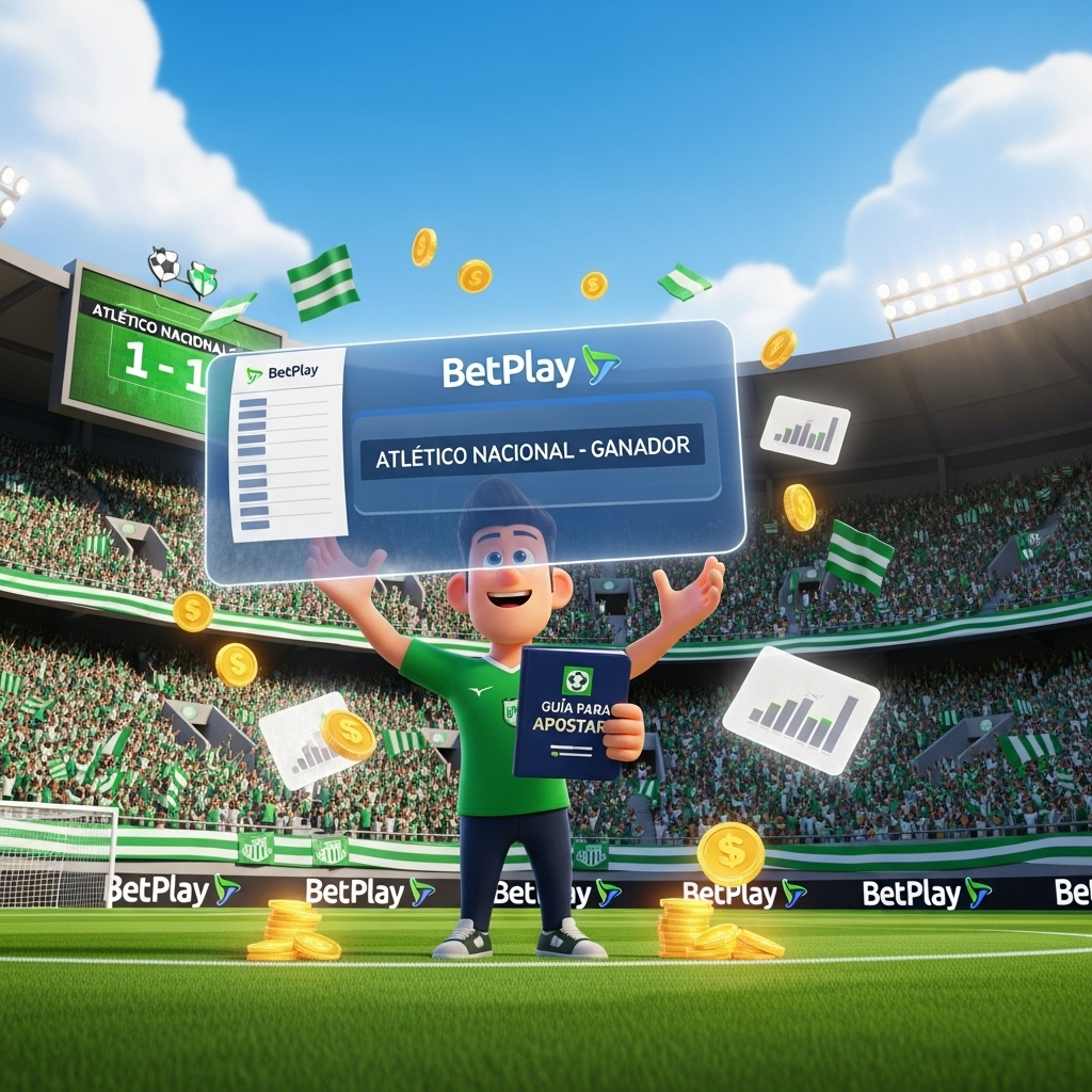 apuestas BetPlay Atlético Nacional hinchas celebrando