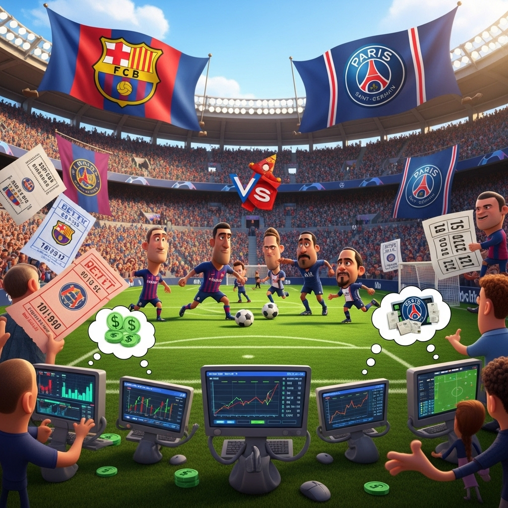 análisis y pronóstico apuestas Champions League Barcelona PSG