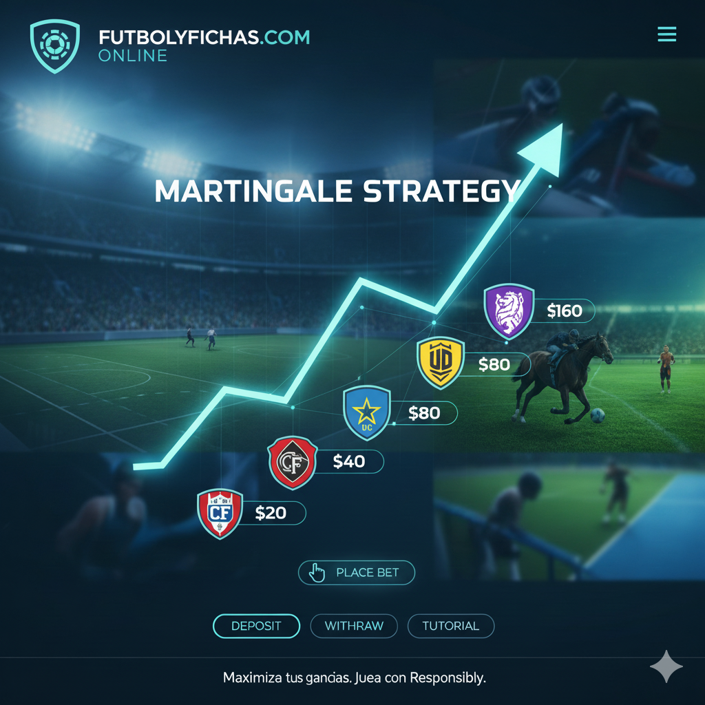 Martingala en apuestas deportivas explicación paso a paso Colombia BetPlay Wplay