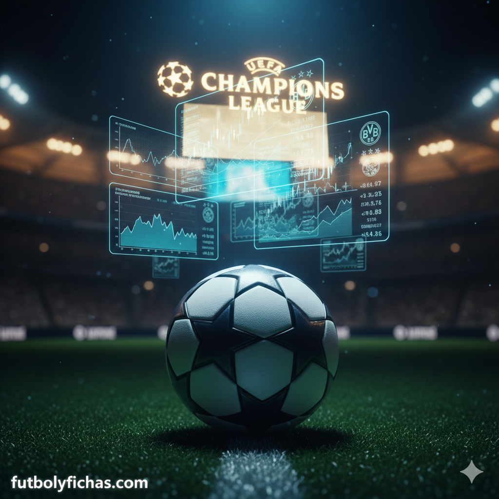 Gráfico de partidos y Pronósticos Champions League Jornada 5 con Ajax y Juventus