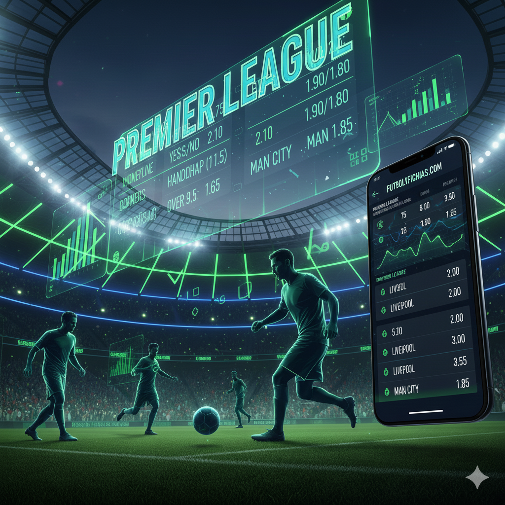 Gráfico de estadísticas y Apuestas Premier League 2025