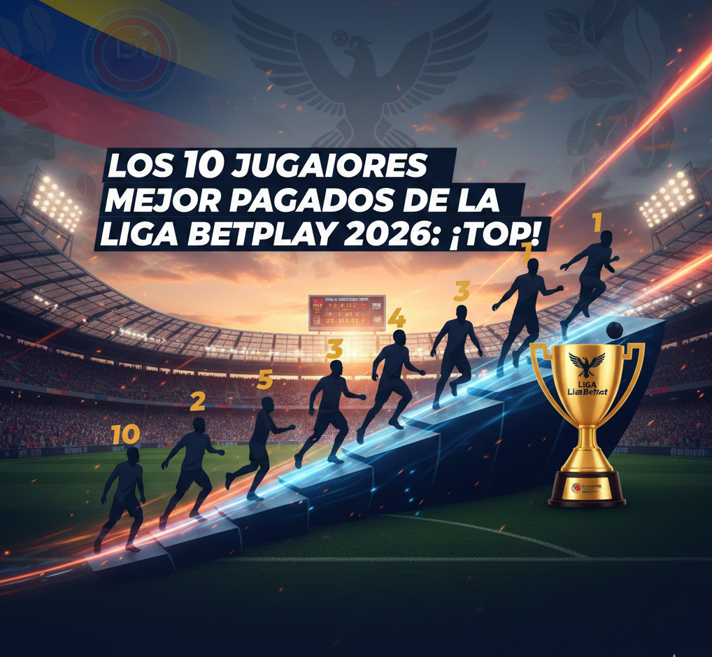 Ranking de los jugadores mejor pagados de la Liga BetPlay 2026 en Colombia